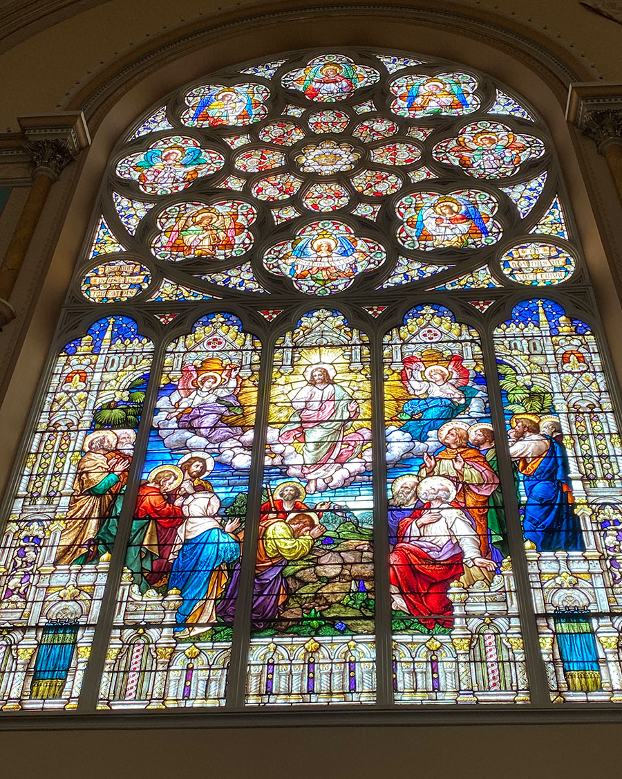 Ascension Stained Glass Window
